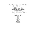 tieng anh on luyen co ban