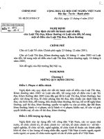 Nghị Định 42/CP ngày 15/4/2010