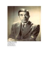 CHÂN DUNG NHÀ VĂN NGUYỄN HUY TƯỞNG