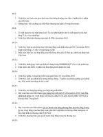 1 số câu vấn đáp giao dịch TMQT   đề 2013