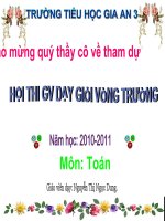 phép trừ các số trong phạm vi 100000