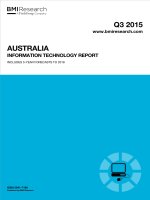Australia information technology report   q3 2015 