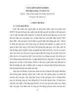 Sáng kiến kinh nghiệm một số biện pháp bồi dưỡng chuyên môn cho giáo viên mầm non