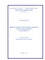 nghiên cứu giải pháp cung ứng dịch vụ logistics tại công ty cổ phần giao nhận tiếp vận quốc tế