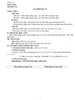 Hình học 11 Bài 5 phép quay