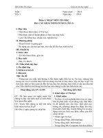 Giáo án tin nghề THCS hoàn chỉnh 2018