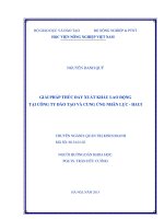 giải pháp thúc đẩy xuất khẩu lao động tại công ty đào tạo và cung ứng nhân lực   haui