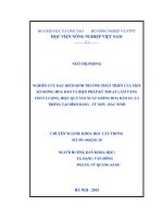 nghiên cứu đặc điểm sinh trưởng phát triển của một số giống hoa đào và biện pháp kỹ thuật làm tăng chất lượng, hiệu quả sản xuất giống hoa đào