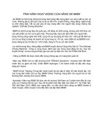 Tình hình hoạt động của hãng xe bmw 