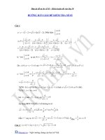 Đáp án Đề Tự ôn số 3