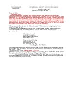 đề thi học kỳ 2 môn ngữ văn huyện thanh oai