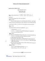 Đáp án Đề Tự ôn số 4