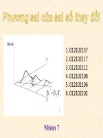 Tài liệu kinh tế lượng phương sai của sai số thay đổi 