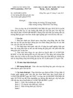 HD đánh giá giáo viên theo Chuẩn NNGVTH