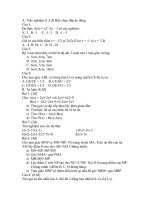 Đề thi HK2 toán 7 năm 2011