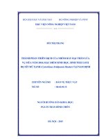 thành phần thiên địch của nhóm rầy hại thân lúa vụ mùa năm 2014; đặc điểm sinh học, sinh thái loài bọ xít mù xanh (cyrtorhinus lividipennis reuter) tại nam định