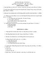 đề thi cuối học kì 2 năm học 2010   2011 môn lịch sử   địa lí 4