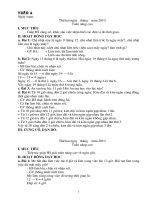 Giáo án Toán lớp 2 chọn B2 Chinh