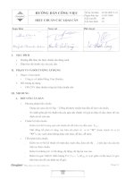 HƯỚNG DẪN HIỆU CHUẨN CÁC LOẠI CÂN