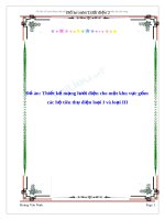 Đồ án Lưới Điện  EPU  GVHD: Nguyễn Ngọc Trung