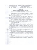 Số: 37/KH BCĐ ngày 26/4/2011 Kế hoạch kiểm tra Cuộc vận động XDCQ đơn vị 