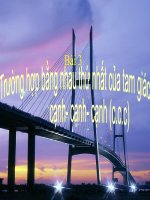 Truong hop bang nhau thu nhat cua tam giac canh canh canh