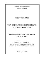 Quản trị quan hệ khách hàng tại VNPT kon tum 