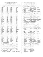 200 CAU TRAC NGHIEM HOC KY II KHOI 11