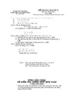 de thi hoc ki II lop 10 co dap an