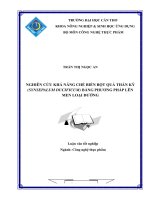 nghiên cứu khả năng chế biến bột quả thần kỳ (synsepalum ducificum) bằng phương pháp lên men loại đường