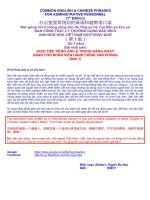 Giao tiếp tiếng trung và tiếng anh dành cho nhân viên hành chính văn phòng