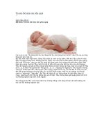 Tả em bé mà em yêu quý 