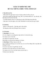 Giáo án đề tài Những chiếc vòng xinh xắn (khối nhà trẻ)