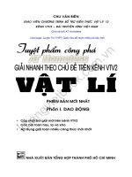 Giải nhanh các chủ đề vật lý ôn thi THPT Quốc gia (Chu Văn Biên)