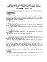 Ke hoach boi duong HSG giai toan Vat Li tren may tinh ca nhan