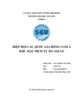 Khu vực mậu dịch tự do ASEAN  AFTA