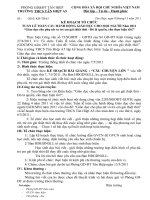 Kế hoạch tổ chức tuần lễ toàn cầu hoạt động giáo dục cho mọi người