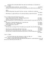 Đáp án Môn Địa Lý 8 HK II năm học 2010   2011