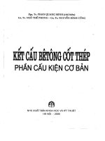 Ebook Kết cấu bê tông cốt thép: Phần cấu kiện cơ bản - PGS. TS. Phan Quang Minh