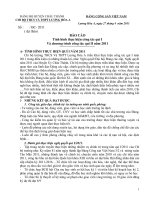 BÁO CÁO SƠ KẾT QUI 1 2011.doc