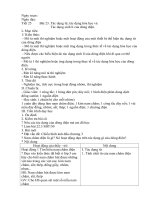 Tiết 25         Bài 23. Tác dụng từ, tác dụng hóa học và Tác dụng sinh lí của dòng điện.