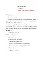 Giáo án tiếng việt 3 tuần 5 bài tập đọc   cuộc họp của chữ viết 