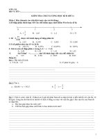 de kiem tra mon toan 5 hoc ki 2