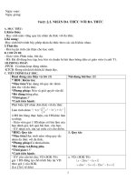 GIÁO ÁN 8 DẠI SỐ KÌ I