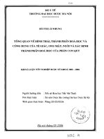 Tổng quan về hình thái, thành phần hóa học và công dụng của tê giác, ong mật, nuôi và xác định thành phần hóa học của phân con quy