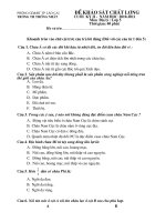 Kiểm tra cuối học kỳ II   năm 2011 môn địa lí lớp 5