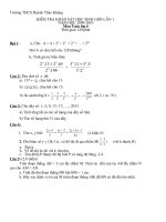 Đề thi HSG môn Toán 6 cực hay(10   11)