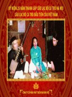 Tóm lược ca trù việt nam, di sản văn hóa thế giới