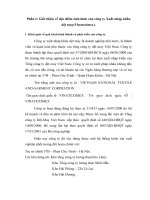 Tình hình kết quả kinh doanh của  Công ty xuất nhập khẩu dệt may(vinateximex)