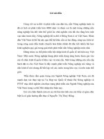 Thực trạng hoạt động của Vụ hợp tác quốc tế thuộc bộ nông nghiệp và PTNT